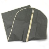 Husa Protectie Haine Textila, 90 x 60 cm, Anti Praf, Umiditate, Moli, Negru/Bej/Maro