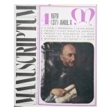 Al. Oprea - Manuscriptum 4/1979, (37) anul X (Editia: 1979)