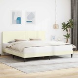 vidaXL Cadru de pat Crem 180 x 200 cm Țesătură din corduroy 42027742