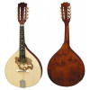 Mandolina Portughez I Electro-acustica Hora Reghin, EQ, Doza Piezoceramica, Lemn Masiv, 8 Corzi, Molid/Paltin, Natur, Fabricat in Romania