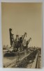 BRAILA , UTILAJE IN PORT SI CALEA FERATA , FOTOGRAFIE FORMAT CARTE POSTALA , INTERBELICA