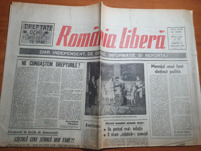 romania libera 10 februarie 1990-un pericol real-inflatia si somajul foto