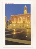 FA160 - Carte Postala - ITALIA - Roma. Piazza del Campidoglio, necirculata