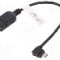 Cablu USB A soclu, USB B micro mufa (in unghi), OTG, USB 2.0, lungime 150mm, negru, ASSMANN - AK-300313-002-S