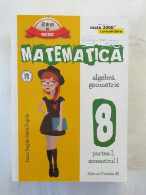 Mate 2000 consolidare - Algebra Geometrie - Clasa a VIII-a - Partea 1 foto