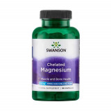 Magnesium Chelated Albion 133 miligrame 90 capsule Swanson