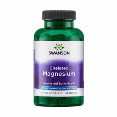 Magnesium Chelated Albion 133 miligrame 90 capsule Swanson foto