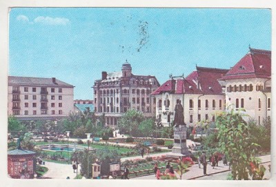bnk cp Craiova - Vedere din Piata Al I Cuza - circulata foto