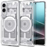 Husa Samsung Galaxy S25 Edge Spigen Ultra Hybrid Zero One MagSafe, alb