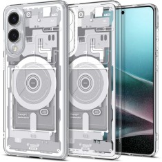 Husa Samsung Galaxy S25 Edge Spigen Ultra Hybrid Zero One MagSafe, alb foto