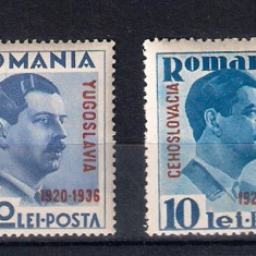 ROMANIA 1936 - MICA INTELEGERE, MNH - LP 117