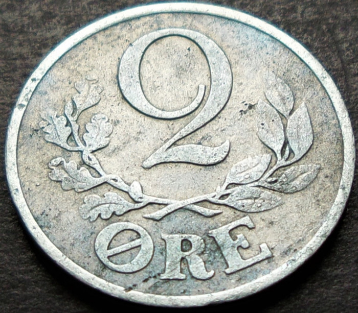 Moneda istorica 2 ORE - DANEMARCA, anul 1943 *cod 637