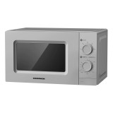 Cuptor cu microunde Heinner, 20 l, Control mecanic, 700 W, Argintiu