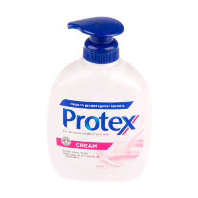 Sapun Lichid Antibacterial PROTEX Cream, 300 ml, cu Pompita, Parfum Delicat, Parfum Proaspat, Sapun Antibacterian, Sapunuri Lichide Antibacteriene, Sa foto