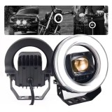 Proiector led angel eye awl58, 45w, 8000lm, 9-36v, 4 functii &acirc; pozitie, semnalizare, faza lunga/scurta, off-road, atv, ssv