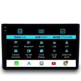Cumpara ieftin Navigatie Dedicata Audi A4 (2001-2008), 9Inch, 4Gb Ram, 64Gb Stocare, Carplay