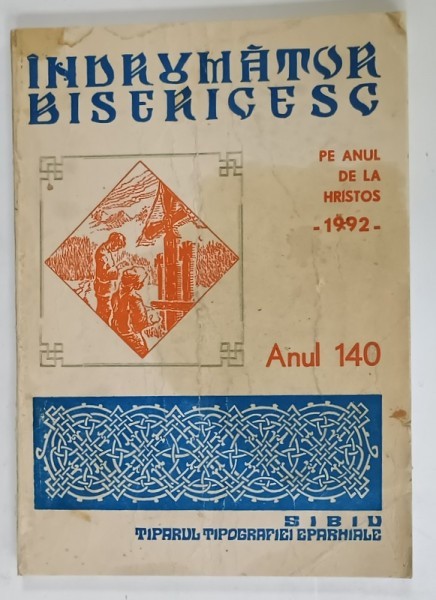 Indrumator bisericesc pe anul de la Hristos 1992