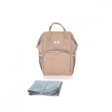 Rucsac cu accesorii, Lorelli, Tina, multiple compartimente, Beige