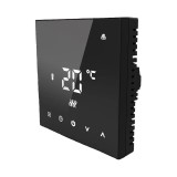 Termostat cu fir HY-BLACK pentru centrala termica pe gaz controlat prin Wifi si Internet compatibil Alexa Google Home
