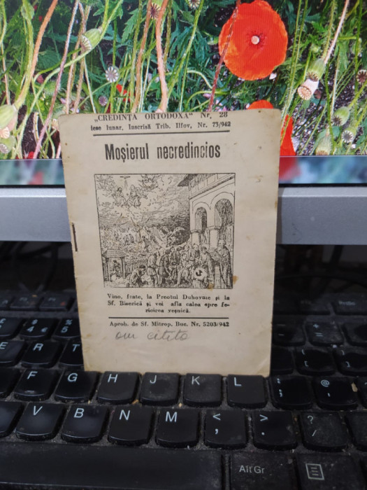 Moșierul necredincios, Credința Ortodoxă nr. 28, București 1942, 187