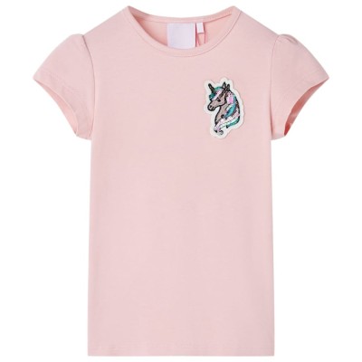 Tricou pentru copii, roz deschis, 140 foto