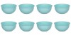 Set boluri, 8 piese, 500 ml, Plastic, Verde Menta