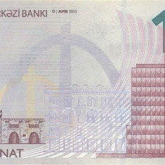 AZERBAIDJAN █ bancnota █ 100 Manat █ 2013 █ P-36 █ UNC █ necirculata
