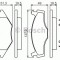 Set placute frana,frana disc SEAT IBIZA II (6K1) (1993 - 1999) BOSCH 0 986 468 873