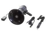 Megafon vocal TONSIL TE 23/20 90W negru ABS, semnalizator rază 900m