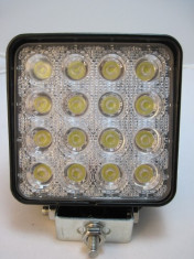 Proiector auto LED Off-Road 16 LED-uri de mare intensitate foto