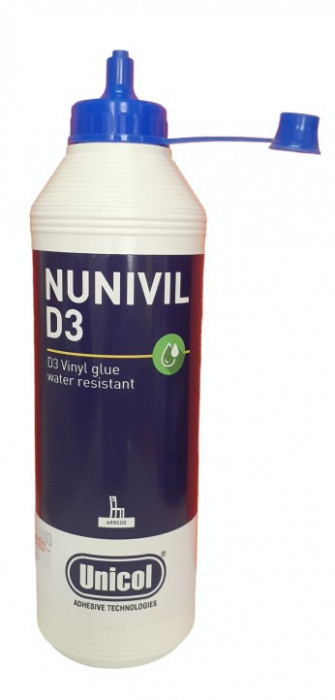 Adeziv D3 , NUNIVIL D3 - 0,5 kg, aracet d3, Made in Italy