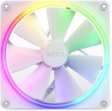 Ventilator NZXT F140, 140mm, RGB, 4 pin PWM, 500-1800 RPM (Alb)