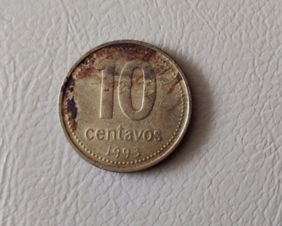 Argentina - 10 centavos (1993) - monedă s209 foto