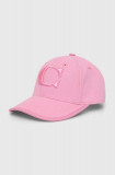Coach șapcă de baseball din bumbac culoarea roz, cu imprimeu