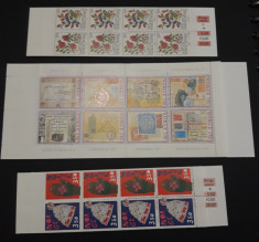 Lot de trei carnete cu timbre Norvegia - MNH - 1995 foto