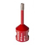 Freza diamantata pentru frezare uscata Raider, M14 x 8 mm