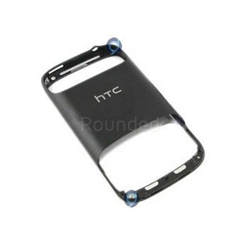 Capac frontal HTC Desire S G12 S501e, carcasa cadru metalic piesa de schimb neagra 74H01900-01M foto