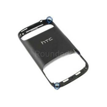 Capac frontal HTC Desire S G12 S501e, carcasa cadru metalic piesa de schimb neagra 74H01900-01M