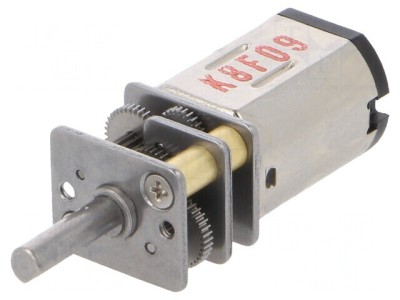 Motor DC cu Transmisie HP 6-12V 1.5A Ax Crestătură D 380:1 Micro Metal Gearmotor foto