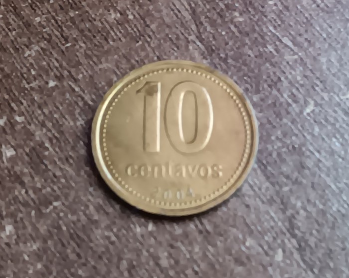 C50 - Moneda foarte veche - Argentina - 10 centavos - 2004