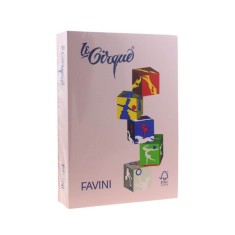 Hartie Cartonata A4 FAVINI, Roz, 250 Coli/Top, 160 g/m&amp;sup2;, 210x297 mm, Carton Colorat, Carton Colorat A4, Hartie Cartonata Colorata, Hartie A4 Colorata, foto