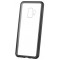 Husa Aluminiu OEM Magneto Frame cu spate din sticla pentru Samsung Galaxy A20 A205 / Samsung Galaxy A30 A305, Neagra