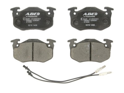Set placute frana,frana disc RENAULT CLIO I (B/C57, 5/357) (1990 - 1998) ABE C1R002ABE foto