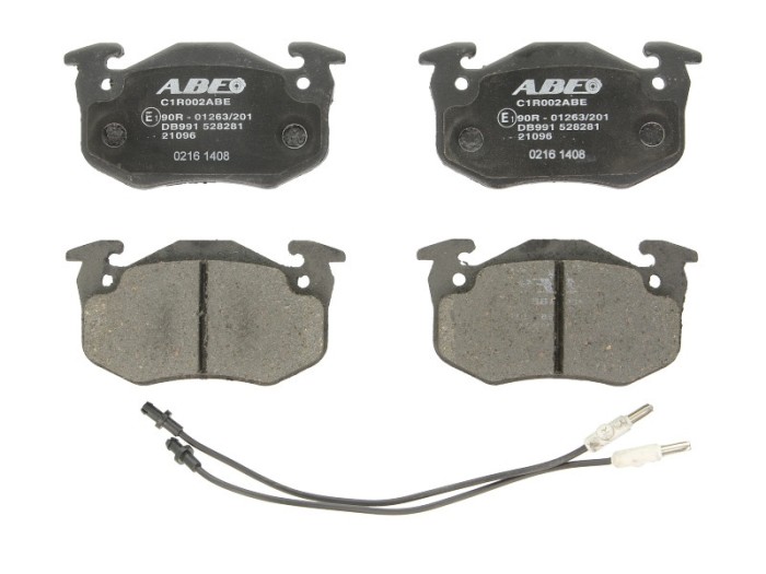 Set placute frana,frana disc RENAULT CLIO I (B/C57, 5/357) (1990 - 1998) ABE C1R002ABE