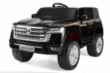 Masinuta Electrica Copii Toyota Land Cruiser 140W 12V Premium, 2 Locuri, Piele, Roti Cauciuc, Bluetooth, Negru
