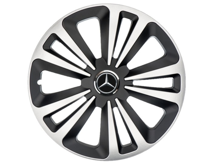 Set 4 Capace Roti Terra Gri-Negru R16, pentru gama auto Mercedes Benz