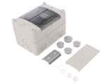 Carcasă Aparatură Modulară IP55 Gri 3 Module