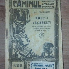 Poetii vacaresti- Al. Odobescu Editura: Cultura Romaneasca