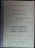 MIHAIL EMINESCU-POESIAS/prez.MIRCEA ELIADE/DEDICATIE tr.VICTOR BUESCU/LISBOA1950