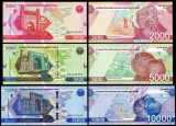 Set Bancnote Uzbekistan 2000 5000 10000 Sum 2021 UNC Necirculate P-87 P-88 P-89